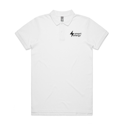 Picture of Mens Pique Polo - White