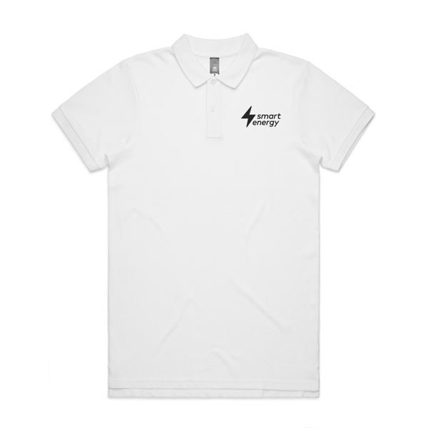 Picture of Mens Pique Polo - White