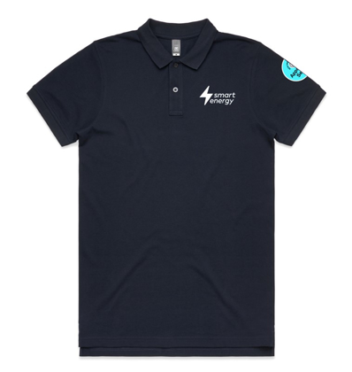 Picture of Mens Pique Polo - Navy